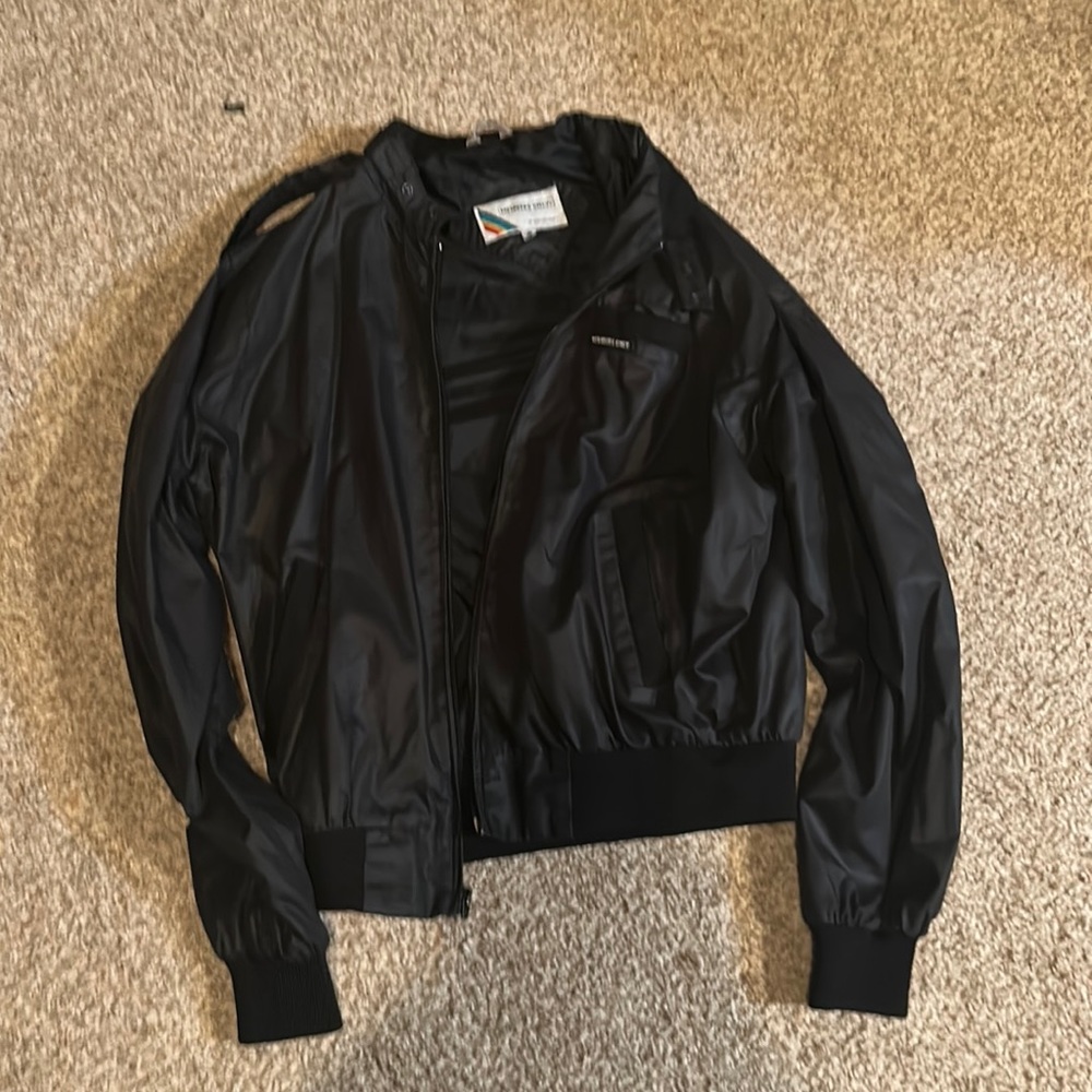 Vintage Members Only Black Bomber